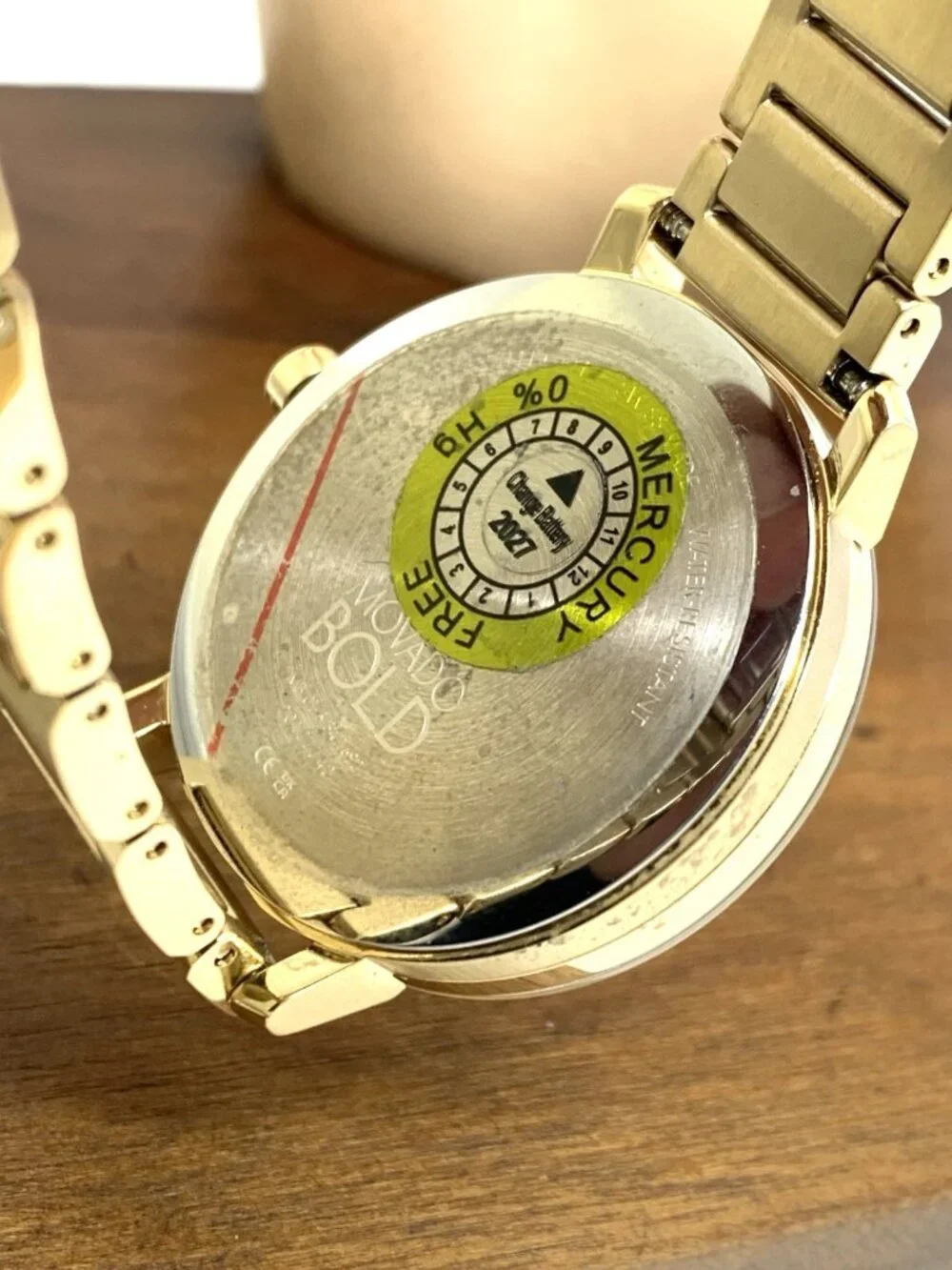 Movado Women's Watch 3600823 Bold Evolution Gold Dial Swiss Quartz Steel 34mm
